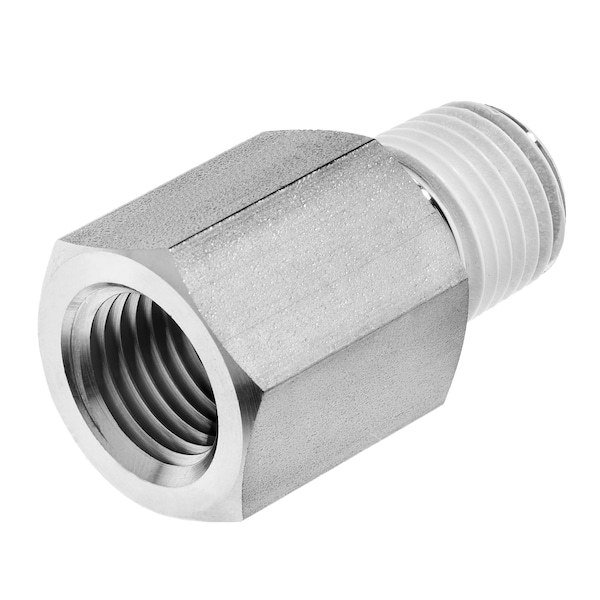 Usa Industrials Pipe Fitting w Sealant 316SS Instrumentation Adapter 1/8" FNPT x MNPT ZUSA-PF-4806 - main
